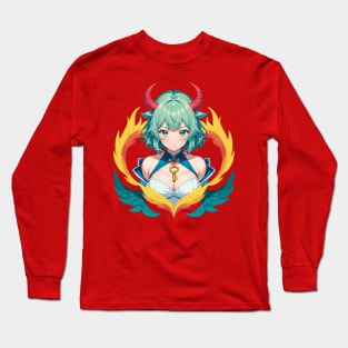 Taurus kemonomimi girl Long Sleeve T-Shirt